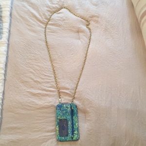 Lily Pulitzer wallet with chain strap